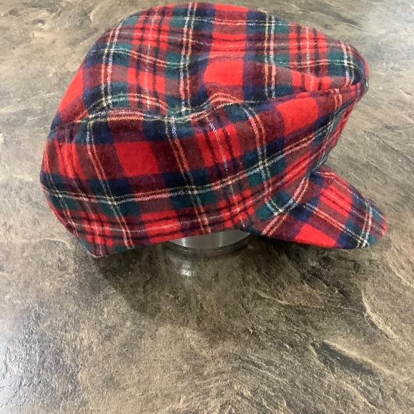 Vintage Pendleton Wool Plaid Red Cap fit women’s L-XL - Picture 15 of 15